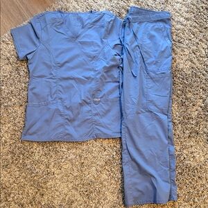 Cheroke Sky Blue Scrub Set